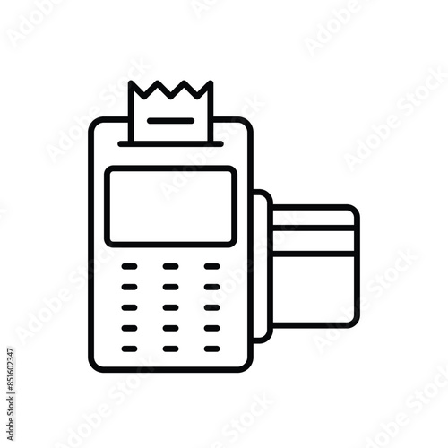 Pos Terminal vector icon