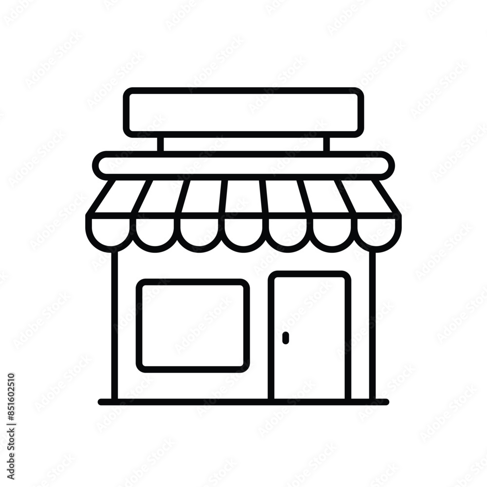 Store vector icon