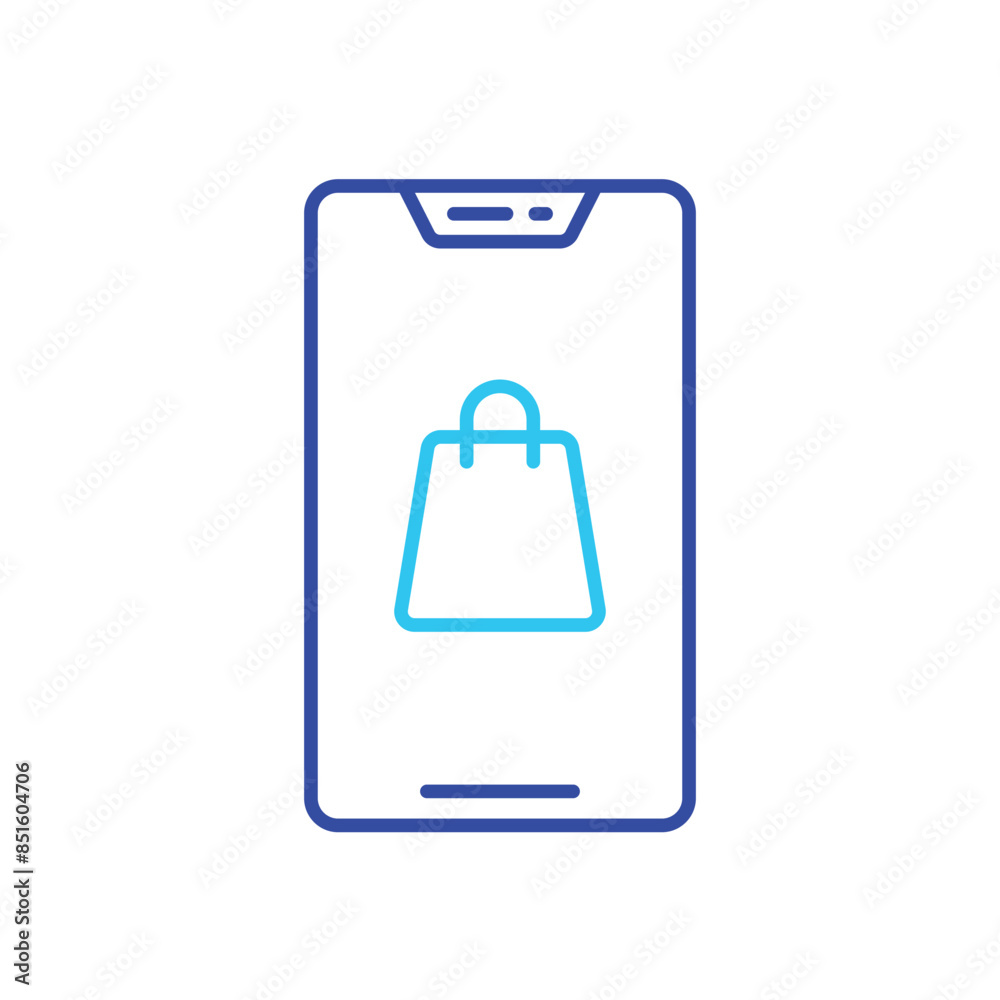 Online Shopping vector icon Online Shopping vector icon