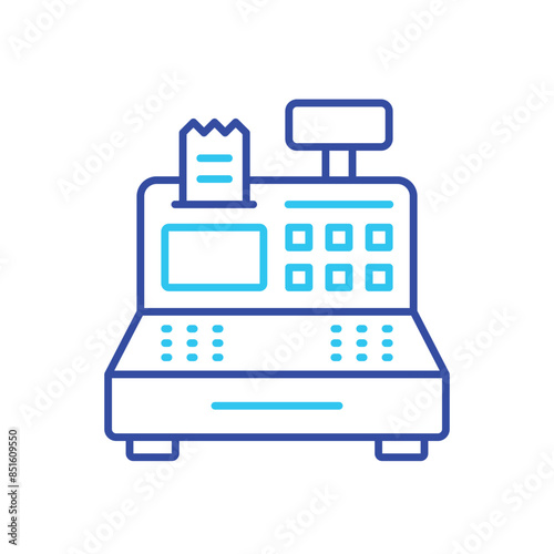 Cashier Machine vector icon