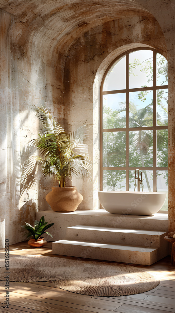 Fototapeta premium window in the garden