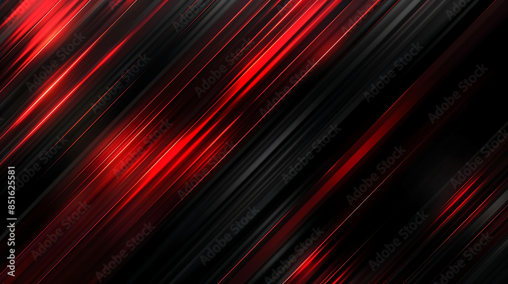 Red and black background with diagonal lines of light, creating an abstract techinspired wallpaper or banner design