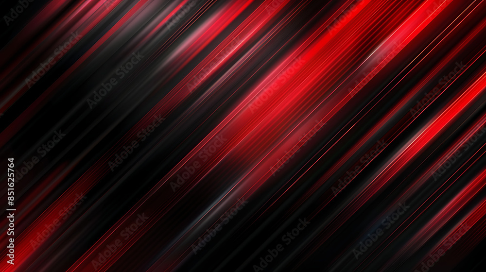 Red and black background with diagonal lines of light, creating an abstract techinspired wallpaper or banner design Red and black background with diagonal lines of light, creating an abstract techinspired wallpaper or banner design