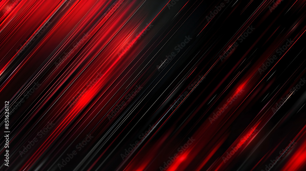 Red and black background with diagonal lines of light, creating an abstract techinspired wallpaper or banner design Red and black background with diagonal lines of light, creating an abstract techinspired wallpaper or banner design