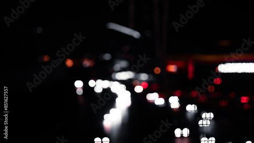 traffic blured background photo