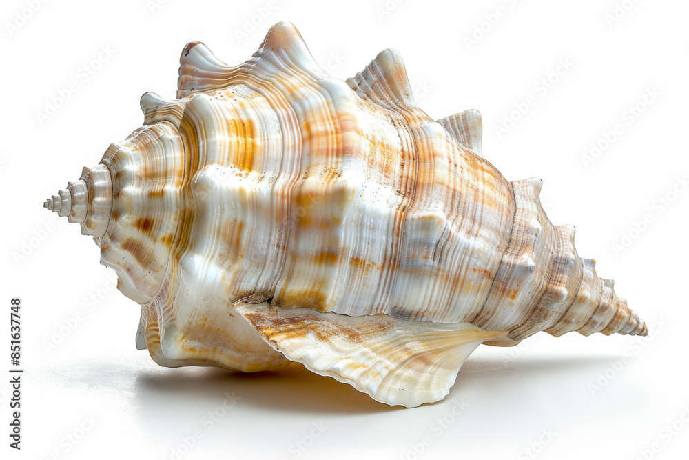 conch shell isolated on a white background conch shell isolated on a white background