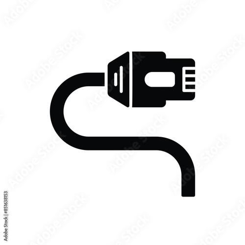 Internet cable vector icon