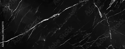 Panel kuchenny z motywem Black marble patterned texture background, dark grey and white colors, natural stone texture for interior design of kitchen or bathroom, closeup view.