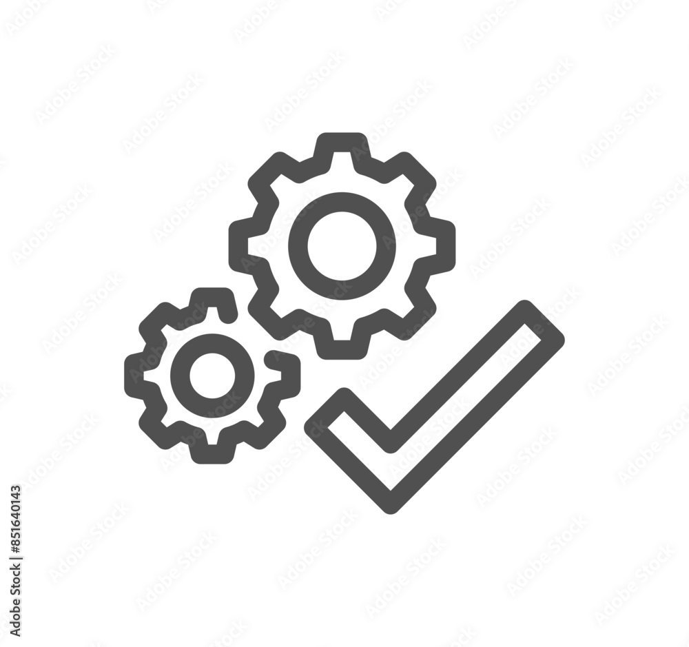 Inspection related icon outline and linear vector. Inspection related icon outline and linear vector.