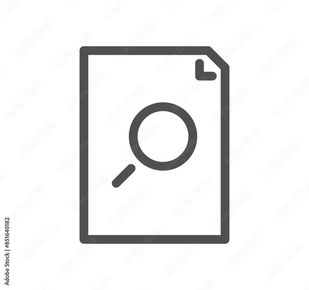Inspection related icon outline and linear vector. Inspection related icon outline and linear vector.