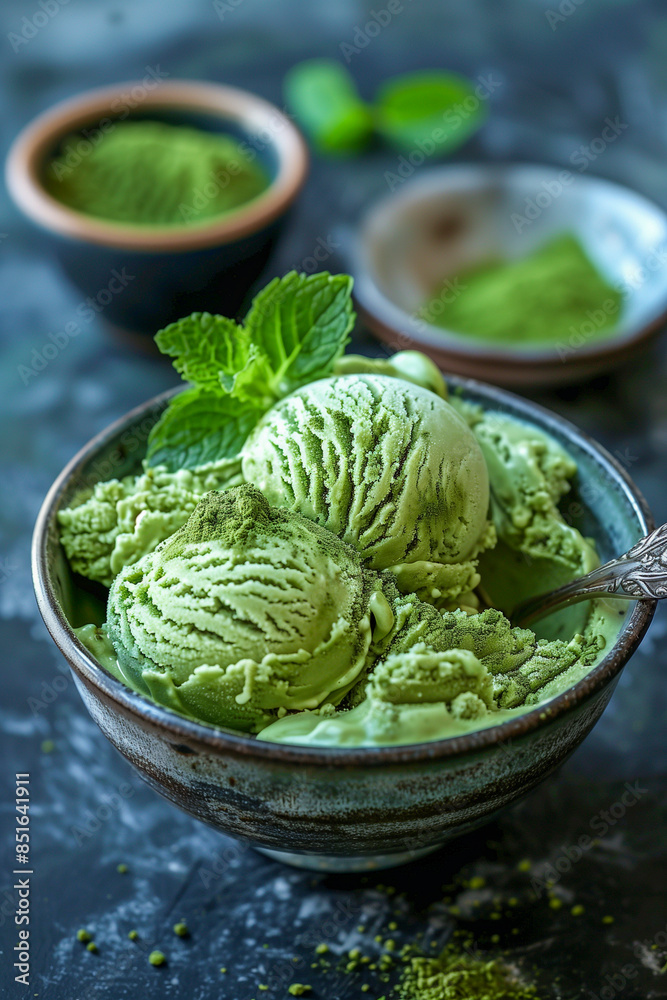 Japanese Matcha Green Tea Ice Cream