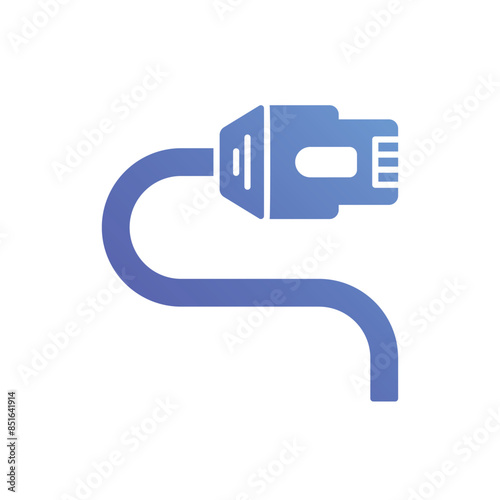 Internet cable vector icon