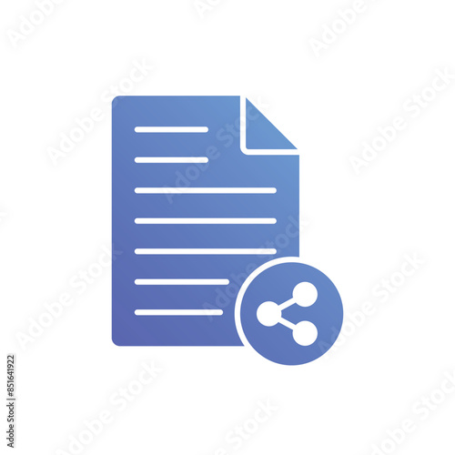 File sharing vector icon