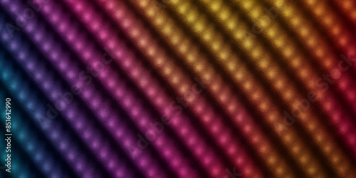 Diagonal verlaufende, farbenfrohe Streifen mit subtilen, schimmernden Effekten photo