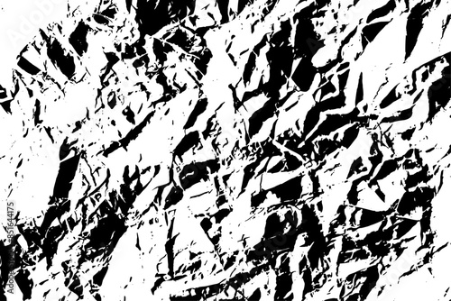 Transparent crumpled paper texture for background