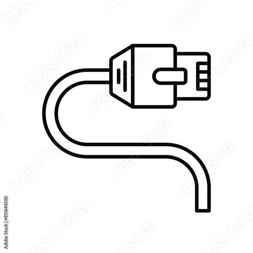 Internet cable vector icon