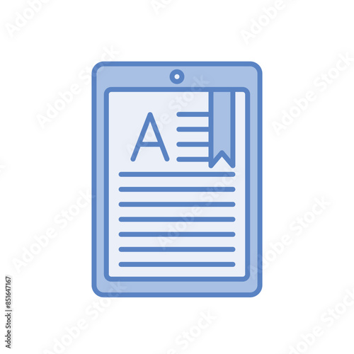 E learning vector icon