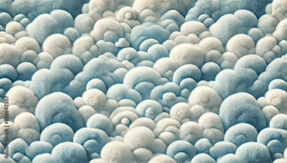 Detailed light blue fluffy felt texture seamless wallpaper Detailed light blue fluffy felt texture seamless wallpaper