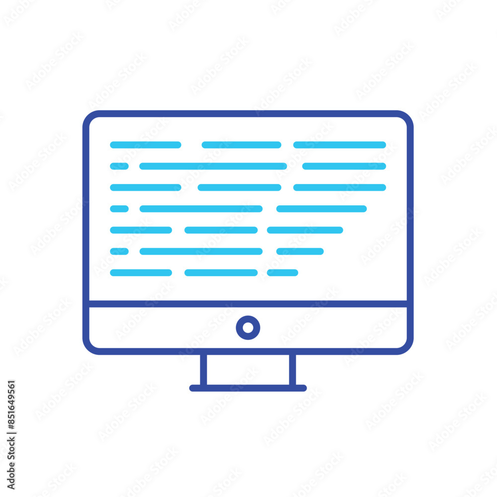 Coding vector icon Coding vector icon