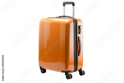 Portable Travel Carry-On isolated on transparent background PNG Format