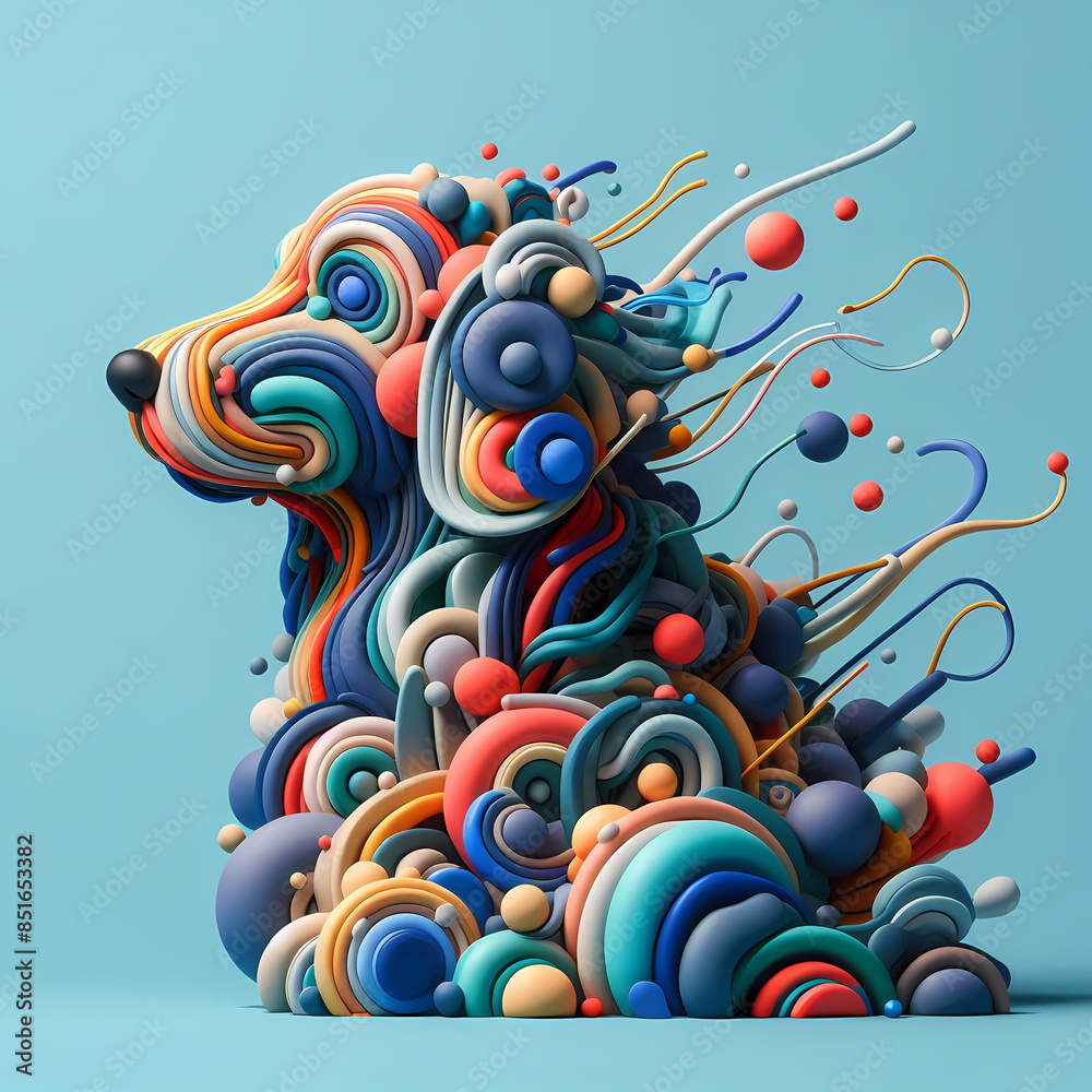 golden dog illustration art golden dog illustration art