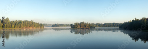 lake on a summer morning