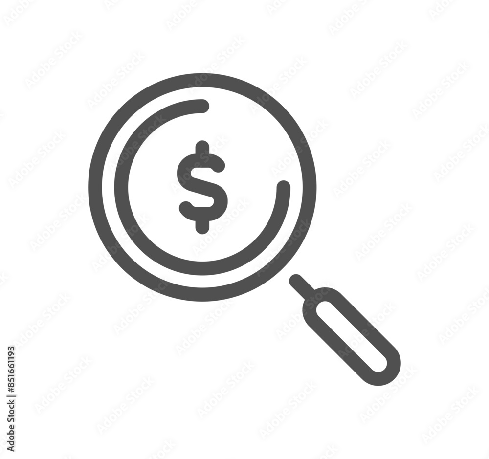 Financial crime related icon outline and linear vector. Financial crime related icon outline and linear vector.