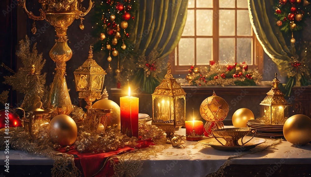 Obraz premium candles on the table