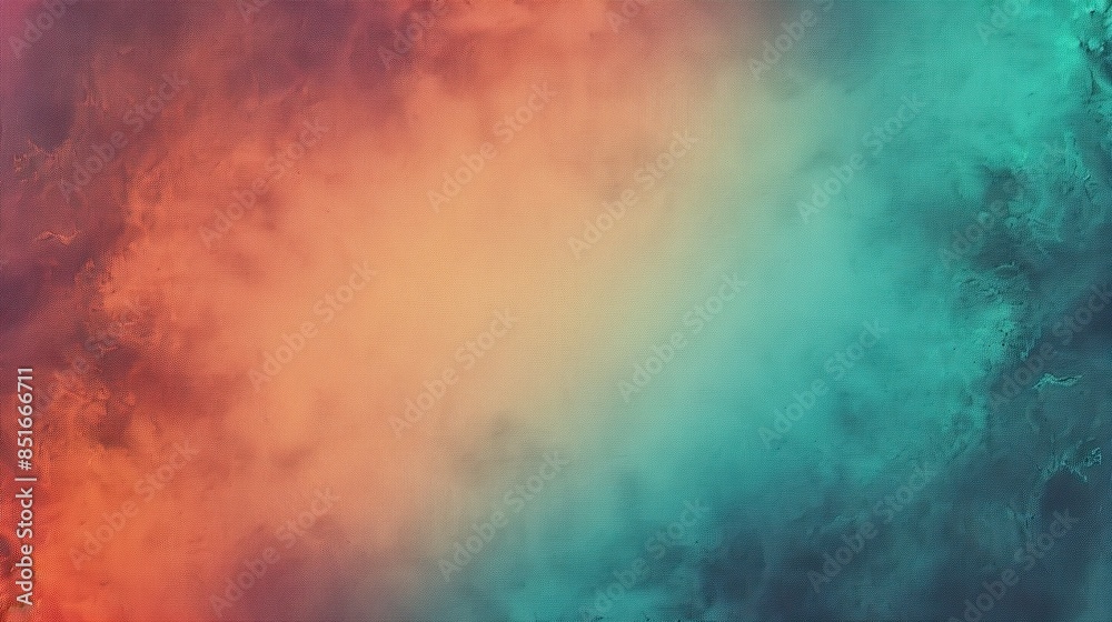 Fototapeta premium Abstract Color Wave with Noisy Texture Background.