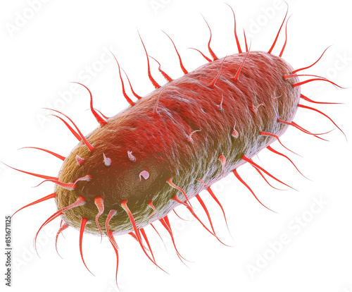 bacteria, microbe, red abstract background, clipart, png, transparent background, cut out background, di cut