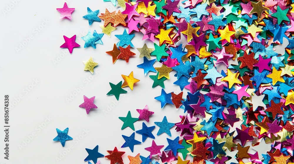 Festive Star Confetti Celebration Festive Star Confetti Celebration