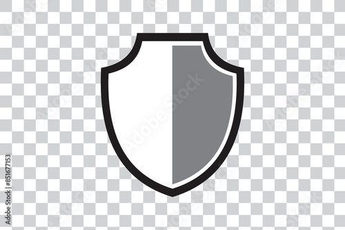 Vector shield icon. Security vector icon collection. Protection logo, shield. Сryptocurrency protection sign. Reliability crypto wallet. Crypto currency security web button. Interface design element.