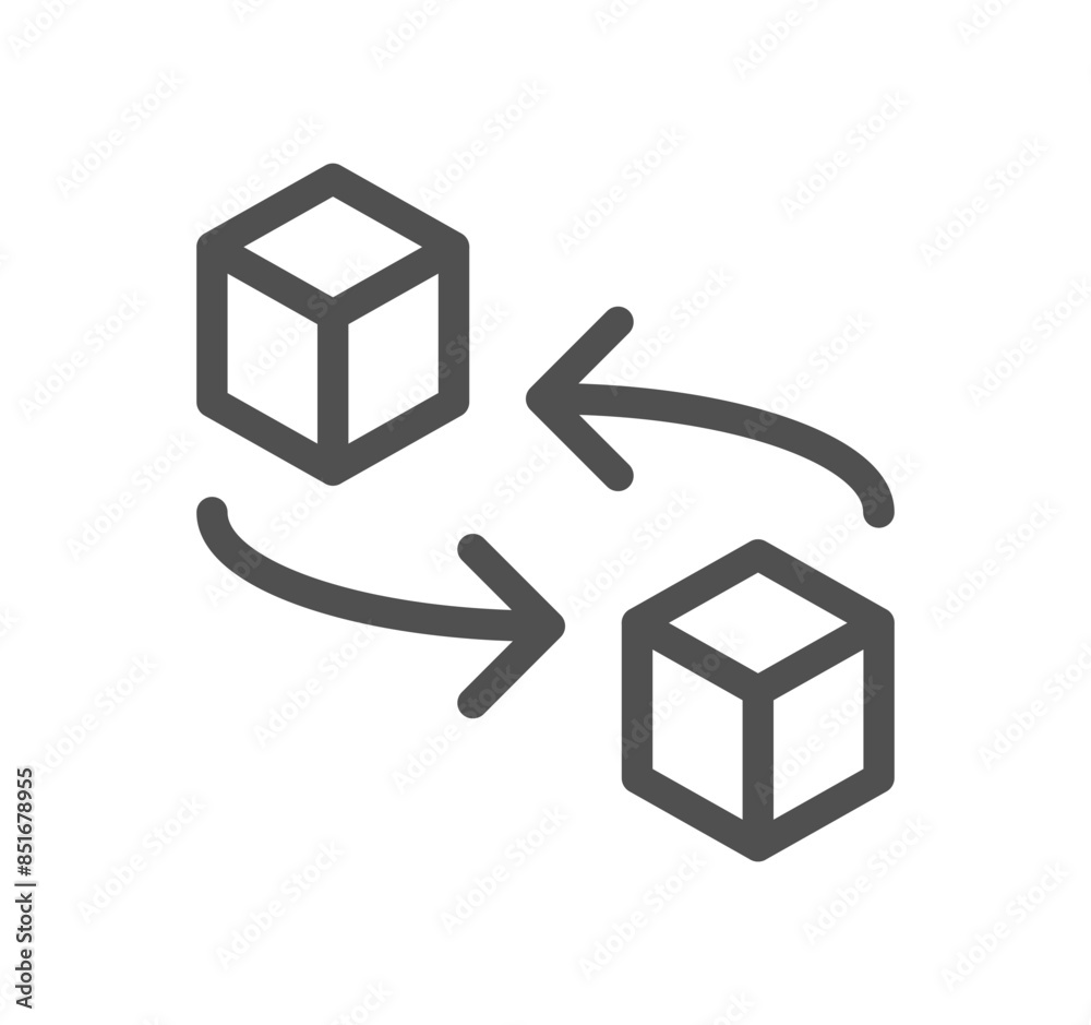Abstract product related icon outline and linear vector. Abstract product related icon outline and linear vector.
