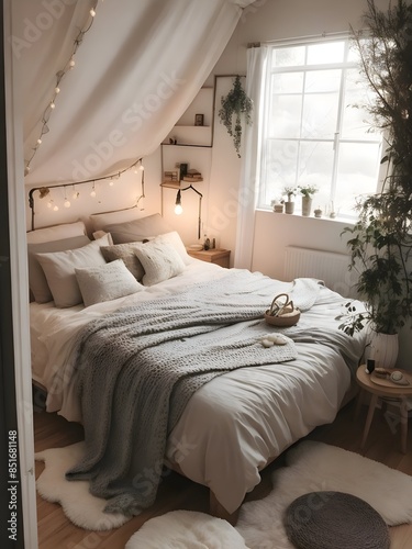 Cozy Bed Room Inspiration Photography Art