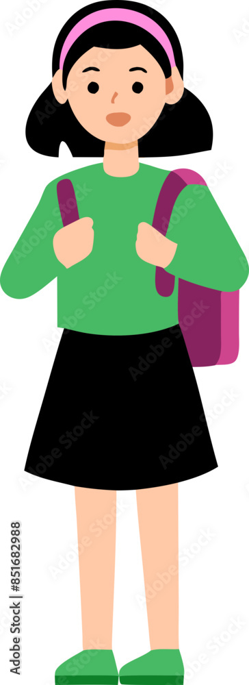 Fototapeta premium student illustration