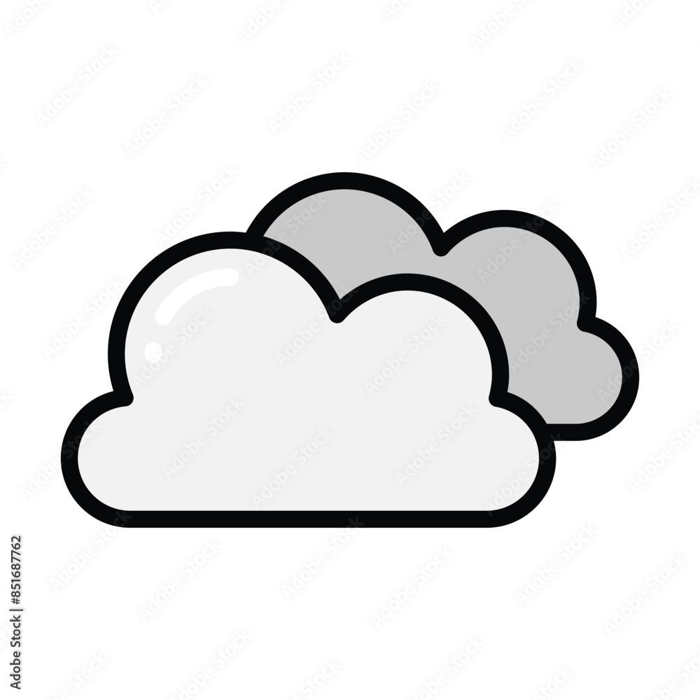 Simple Cloud colorful icon Illustration. The icon illustration can be used for websites, print templates, presentation templates, illustrations, etc Simple Cloud colorful icon Illustration. The icon illustration can be used for websites, print templates, presentation templates, illustrations, etc