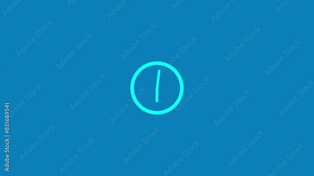 Animation time lapse of a clock. Animation time lapse of a clock.