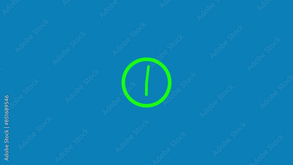 Animation time lapse of a clock. Animation time lapse of a clock.