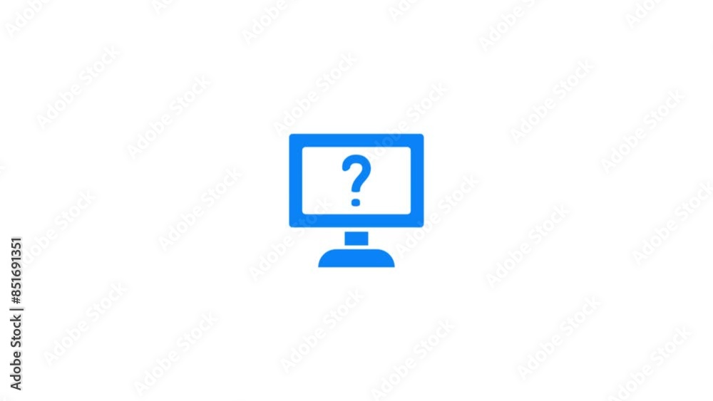 question mark icon. computer icon with question mark. question mark icon. computer icon with question mark.