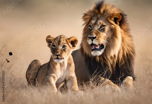 lion and lioness