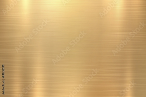 Gold metal texture with fine brush steel, vector background illustration.