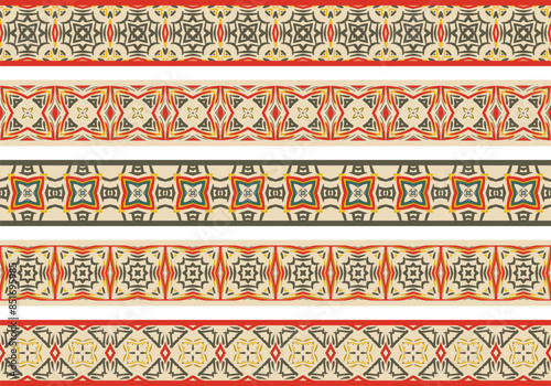 Seamless decorative borders