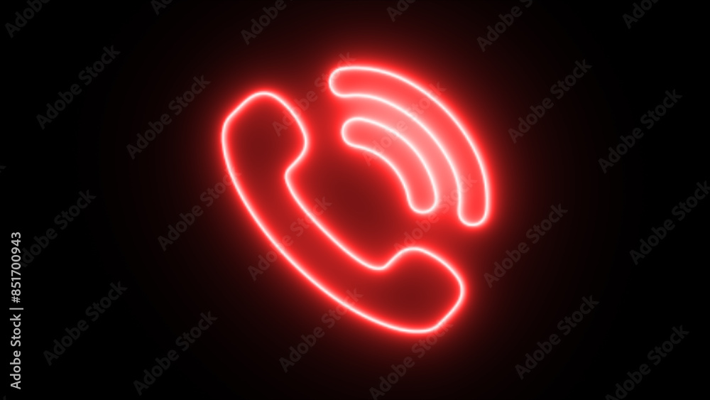 Neon Phone call. call concept on mobile phone icon. glowing telephone call symbol. Neon Phone call. call concept on mobile phone icon. glowing telephone call symbol.