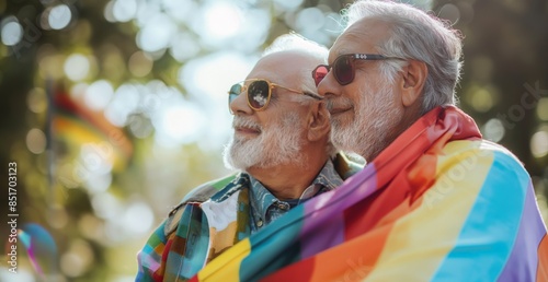 Wallpaper Mural LGBTQ Elders Embracing Pride and Happiness Torontodigital.ca