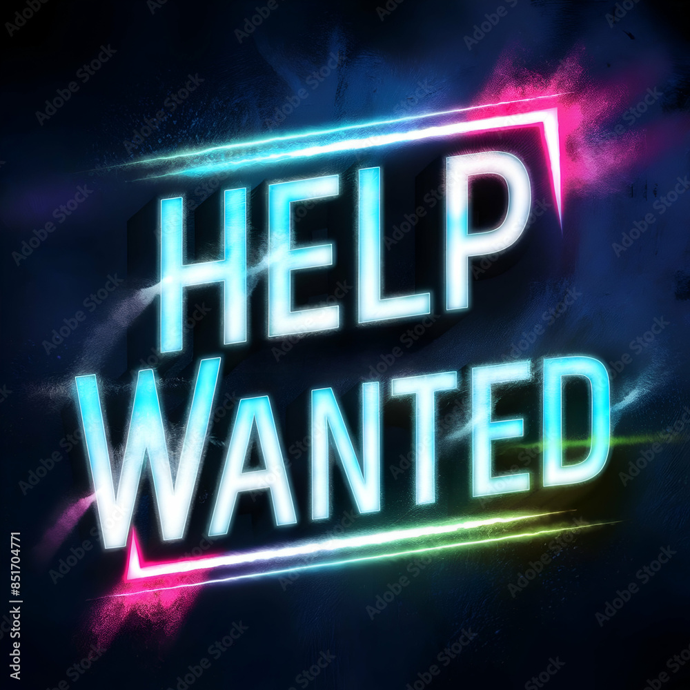 Fototapeta premium Help wanted
