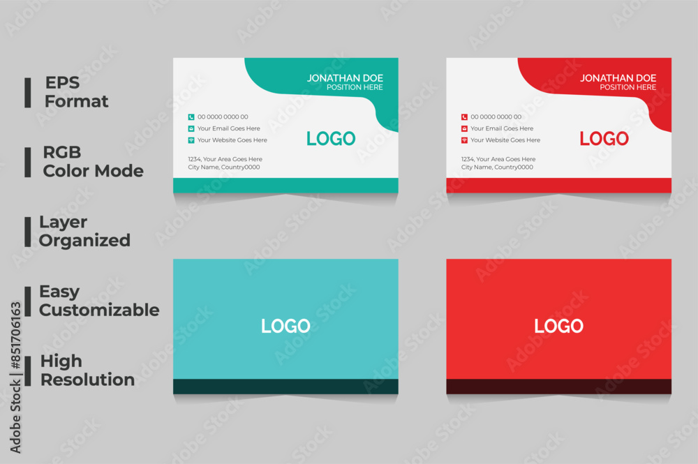 Creative business card, modern visiting card, name card Creative business card, modern visiting card, name card