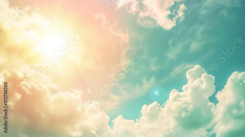 Sunny sky wallpaper © pixelwallpaper