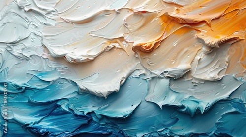 a colorful oil paint texture.