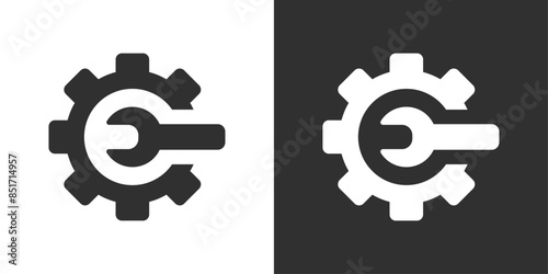 Maintenance sign icon vector design