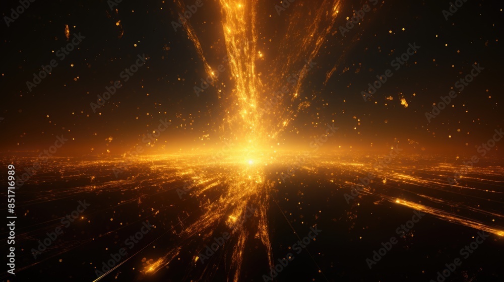 Abstract Golden sparks sparkle Abstract Background, abstract wallpaper galaxy shining Abstract Golden sparks sparkle Abstract Background, abstract wallpaper galaxy shining